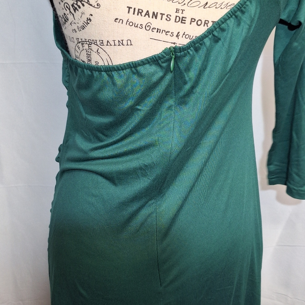 NEW!! THEENKOLN ELEGANT ONE SLEEVED PARTY DRESS MEDIUM - Picture 7 of 11